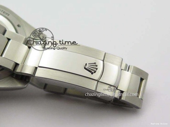 0414 Fashionable Milgauss 116400 GV JF 1:1 Green Sapphire Blue Dial On SS Bracelet A2824 V 3950